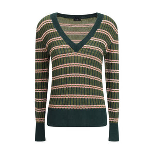 Etro Green Wool Sweatshirt