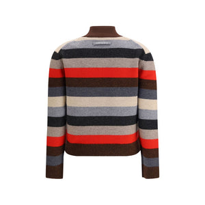 Tory Burch Multicolor Merino Wool Turtleneck