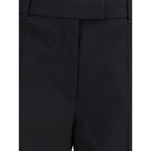 Alexander McQueen Black Wool Dress Pants