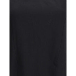 Alexander McQueen Black Wool Casual Dress