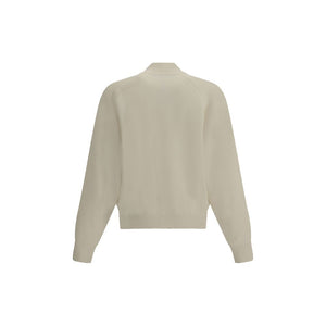 Jacquemus White Fleece Wool Cardigan