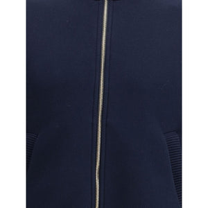 Thom Browne Blue Cotton Bomber