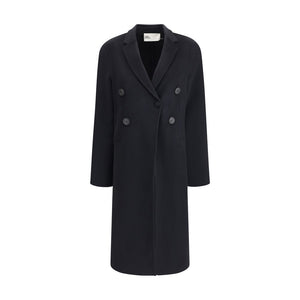 Tory Burch Black Wool Coat