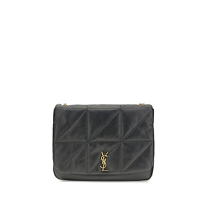 Saint Laurent Black Lamb Ovis Aries Aries Shoulder Bag