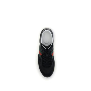 Gucci Black Polyamide Athletic Sneakers