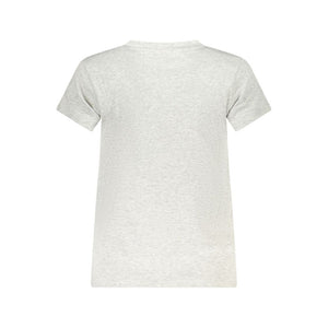 Pepe Jeans Gray Cotton Women T-Shirt