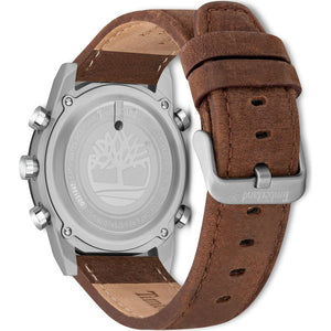 Timberland Brown Leather Digital Watch
