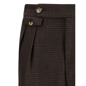 Brunello Cucinelli Brown Wool Two-Piece Suit