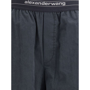 Alexander Wang Black Cotton Casual Pants