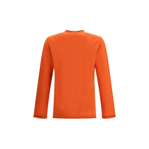 Comme Des Garçons Orange Wool Sweatshirt