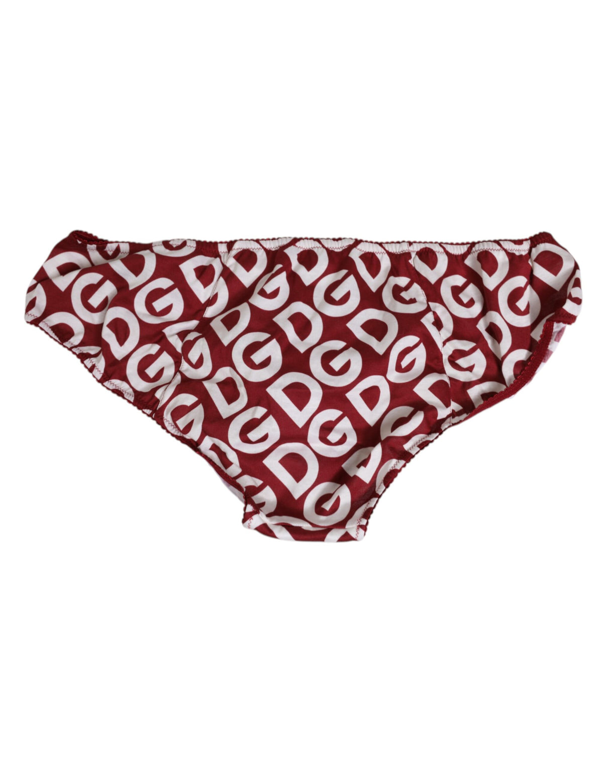 Dolce & Gabbana Bordeaux DG Logo Slip Bottom Brief Underwear