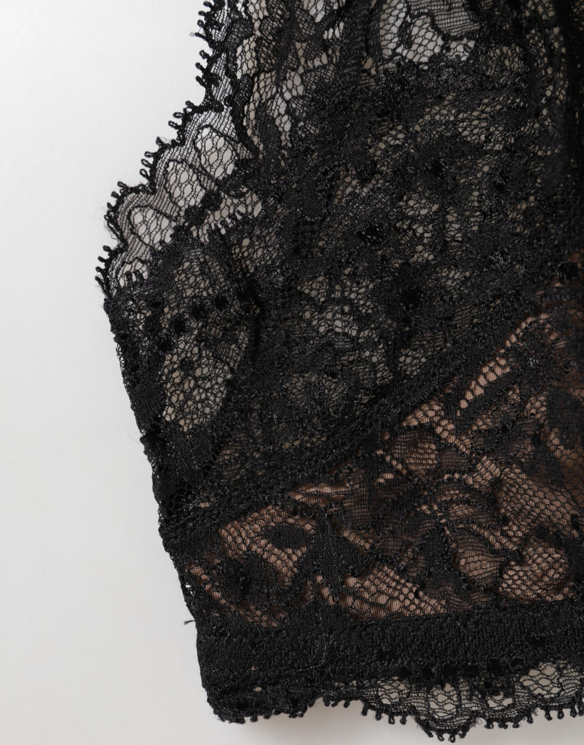 Dolce & Gabbana Black Floral Lace Mesh High Brief Panty  Underwear