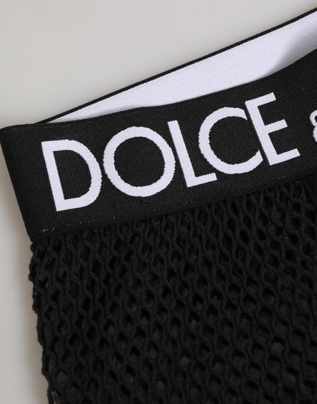 Dolce & Gabbana Black Cotton Logo Shorts Midi Trouser Underwear
