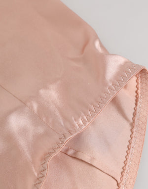 Dolce & Gabbana Pink Acetate High Waist Shorts Panty Underwear