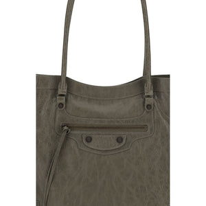 Balenciaga Green Lamb Ovis Aries Aries Shoulder Bag