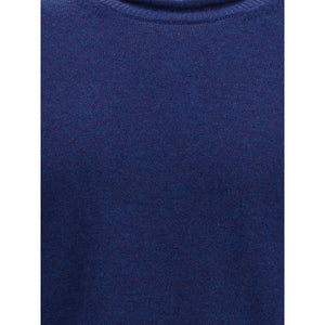 Comme Des Garçons Blue Wool Sweatshirt