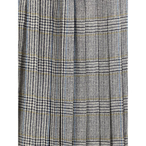 Thom Browne Multicolor Silk Midi Skirt