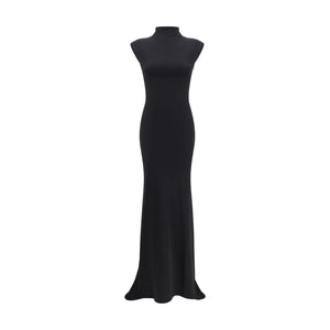 Jacquemus Black Viscose Cocktail Dress
