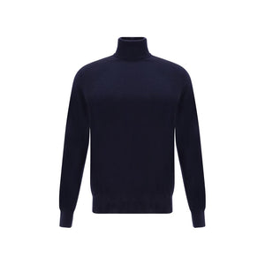 Brunello Cucinelli Blue Cashmere Cashmere Sweater