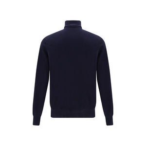 Brunello Cucinelli Blue Cashmere Cashmere Sweater