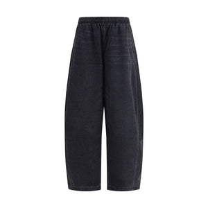 Alexander Wang Black Cotton Joggers (Workout Pants)
