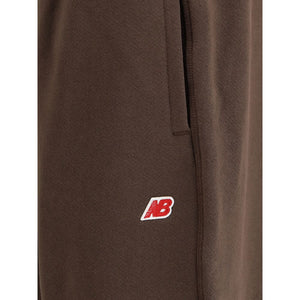 New Balance Brown Cotton Joggers (Workout Pants)