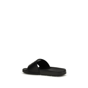 Off-White Black Polyethylene Sandals