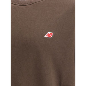 New Balance Brown Cotton Sweatshirt