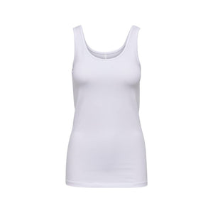 Only White Cotton Tank Tops