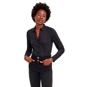 Vero Moda Black Cotton Bodysuit