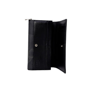 Alviero Martini Prima Classe Black Leather Wallet