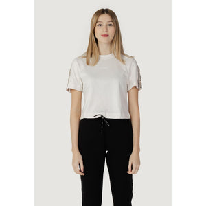 Guess Active Cream Cotton T-Shirt