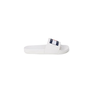 Tommy Hilfiger Jeans White Polyethylene Slippers