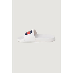 Tommy Hilfiger Jeans White Polyethylene Slippers