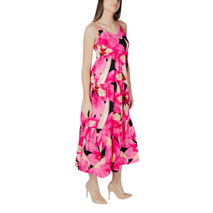 Only Multicolor Viscose Long Dress