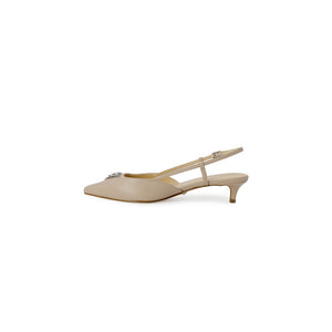Guess Beige Polyester High Heel Pumps