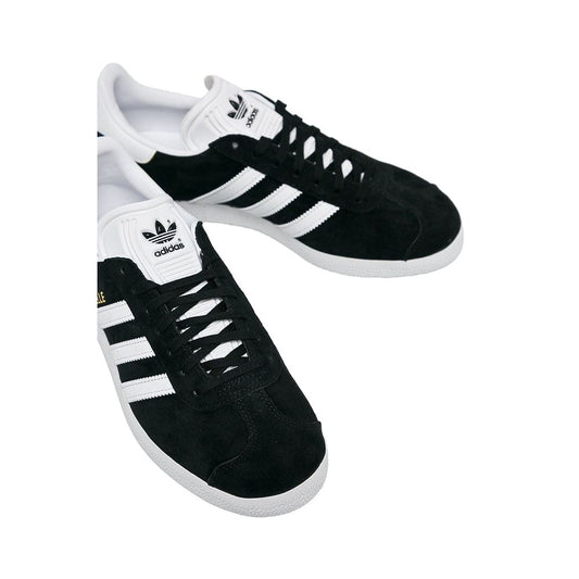 Adidas Originals Black Leather Low Top Sneakers