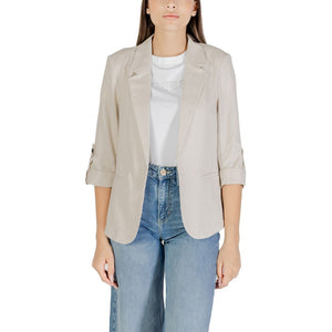 Only Beige Linen Blazer