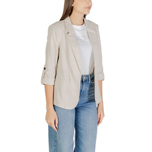 Only Beige Linen Blazer