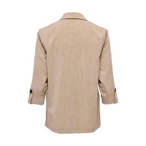 Only Beige Viscose Blazer