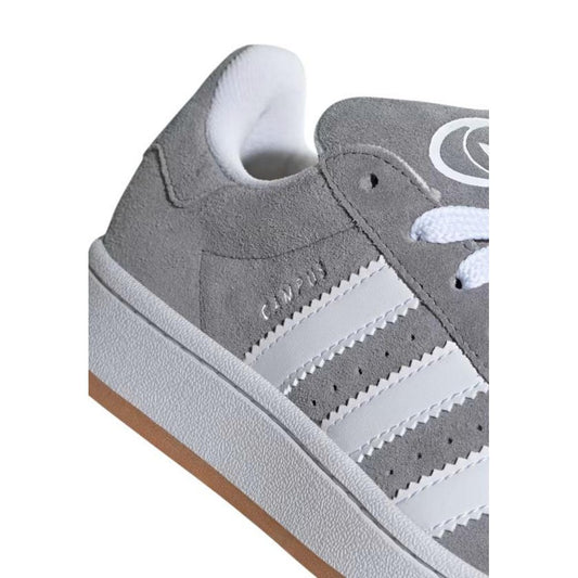 Adidas Originals Gray Leather Low Top Sneakers