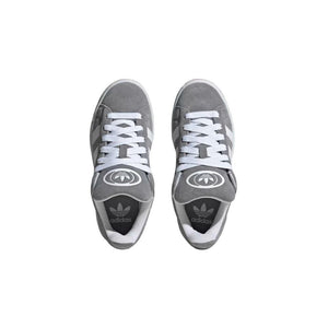Adidas Originals Gray Leather Low Top Sneakers