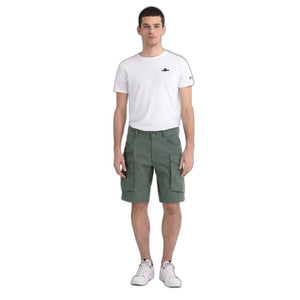 Replay Green Cotton Bermuda Shorts