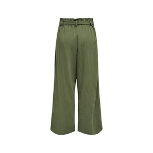 Only Green Viscose Casual Pants