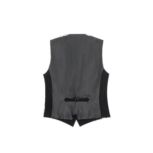 Antony Morato Black Polyester Waistcoat