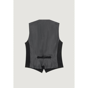 Antony Morato Black Polyester Waistcoat