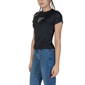Guess Active Black Cotton T-Shirt