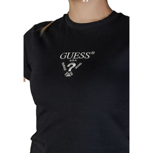 Guess Active Black Cotton T-Shirt
