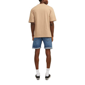 Jack Jones Blue Cotton Bermuda Shorts