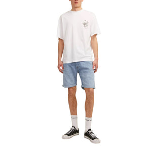 Jack Jones Light Blue Cotton Bermuda Shorts